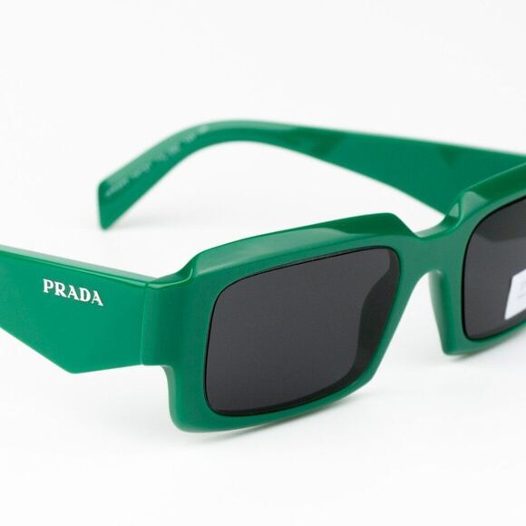 NEW Prada PR27ZS 11L08Z Mango Dark Grey Square Unisex Sunglasses 0PR 27ZS - Picture 9 of 14